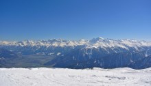 Gipfelpanorama vom Watles aus über den Vinschgau, Südtirol