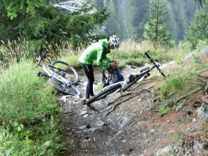 Glaspass, Schweiz, Alpine Bike Tour