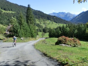 Der Weg hinauf auf die Grosse Scheidegg, Schweiz, Alpine Bike Tour