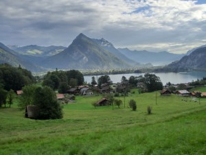 Thuner See, Schweiz, Alpine Bike Tour