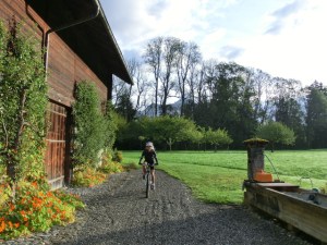 Bei Les Moulins, Schweiz, Alpine Bike Tour