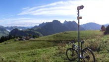 Panorama Les Mossettes, Schweiz, Alpine Bike Tour