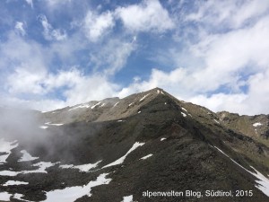 Das Ziel vor Augen: Zerminiger Spitze (3109 m), Vinschgau, Südtirol