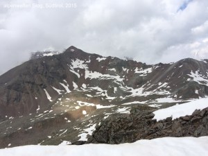 Blick in Nordwestliche Richtung vom Grat des Zerminiger, Vinschgau, Südtirol