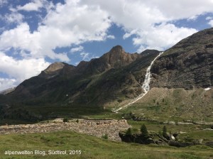 Sonnenuntergang hinter der Königspitze (3859 m), Südtirol