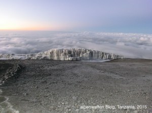 Ein Teil der Southern Icefields, Kilimanjaro, Tanzania