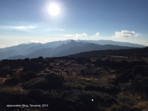 Blick über das Shira Plateau, Kilimanjaro, Tanzania