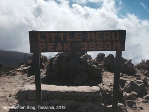 Little Meru Peak, 3.820 m, Arusha Nationalpark, Tanzania